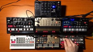 Korg Volca Jam - "Post apocalypse" (Volca Sample,Bass,Nubass,Drum,Kick,Keys)