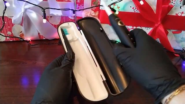 Распаковка электрической зубной щетки PECHAM Black Travel смотреть онлайн