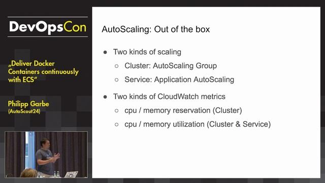 Deliver Docker Containers continuously with ECS смотреть онлайн