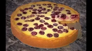 Песочный пирог с творогом и вишней. Пирог с вишней/ягодами и творогом. Вкусно и полезно!