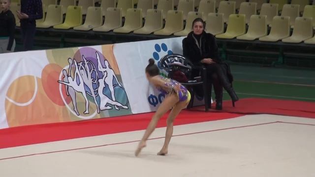 Халдарова Амина, 2004, мяч. Первенство Москвы, январь, 2015. смотреть онлайн