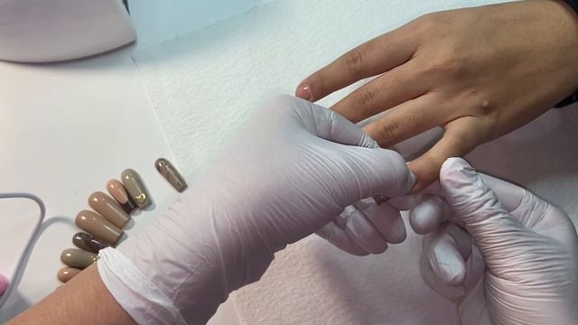 How To Apply Press On Nails | Apres Dupe Method | How To Prep Press Ons To Make Them Last | смотреть онлайн