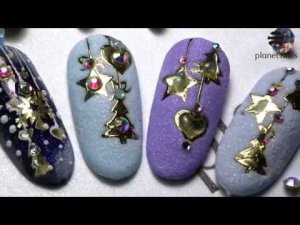 Новогодний дизайн от компании Planet Nails 2017