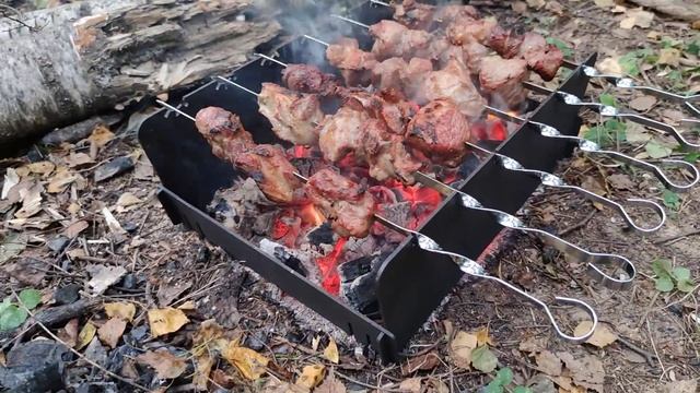 Мангал походный, без дна смотреть онлайн