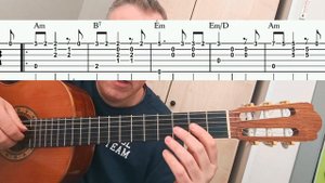 Гляжу в озера синие на гитаре ТАБЫ