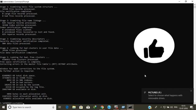 Fixing Windows Drive not responding error using command prompt : Very Simple- 100% working..!!! try смотреть онлайн