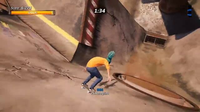 Tony Hawk's™ Pro Skater™ 1 + 2 - Downhill Jam - Billboard Stat Point смотреть онлайн