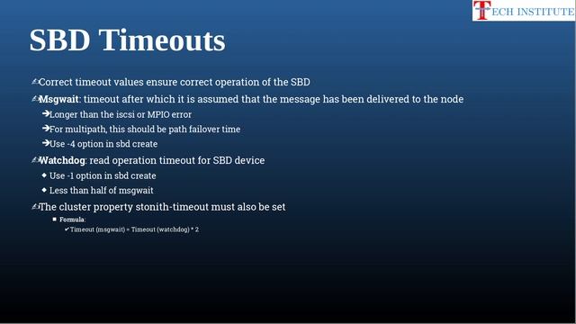 Suse/Opensuse 15 High Availability Cluster - Pacemaker || Fencing Using STONITH Block Device (SBD) смотреть онлайн