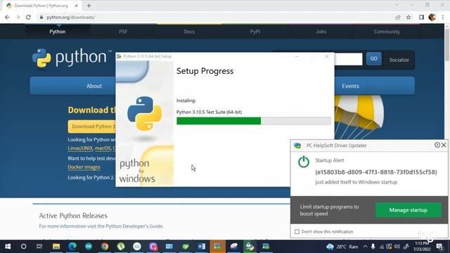Install Python 3.10.5 on Windows | #python #installpython  #downloadpython
