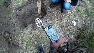 Тест на глубину xp orx с катушкой 24x13 HF