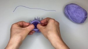 Шапочка из ниток своими руками / Новогодняя гирлянда / Новогоднее украшение / DIY / craft