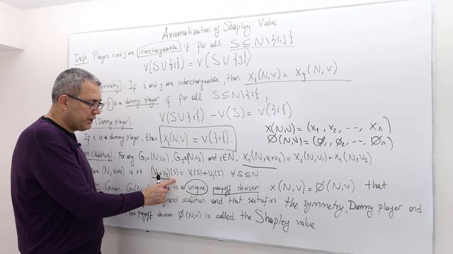 (AGT4E12) [Game Theory] Axiomatization of Shapley Value смотреть онлайн