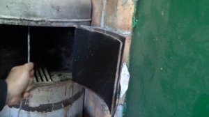 Чистка дымовой трубы буржуйки (мой метод).