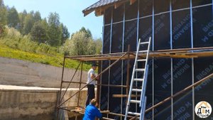 УТЕПЛЕНИЕ ДОМА / Как ПРАВИЛЬНО утеплить дом из бруса снаружи  /Монтаж металлосайдинга