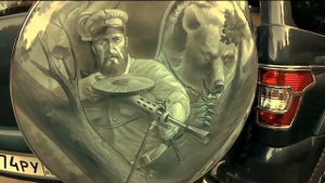 Аэрография на запаске
