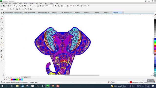 Corel Draw Tips & Tricks Layered art CUT problems Part 2 смотреть онлайн