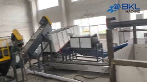 500 кг/час моечная линия для переработки ПП биг бегов