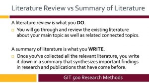 GIT 500 Lecture 3  Research Process