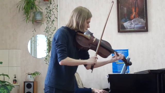 К. А. Синдинг Престо в переложении для альта