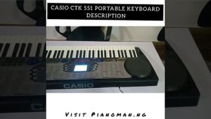 Casio CTK 551 portable keyboard.