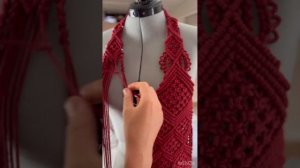 Как плести платье в технике макраме. Уроки макраме. Мастер -класс макраме.