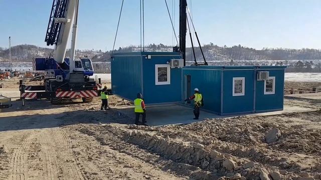 Модульное здание! Монтаж