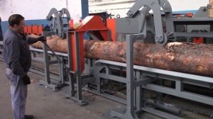 Линия раскряжевки бревна Триумф. ПРОМИНСТРУМЕНТ. Новосибирск. https://pila54.ru/