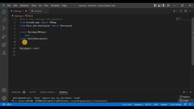data storage permanently and locally with Jsonstore