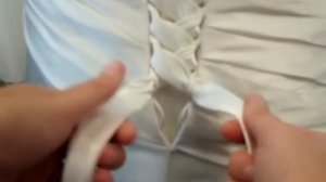 How To Lace A Corset Back Gown