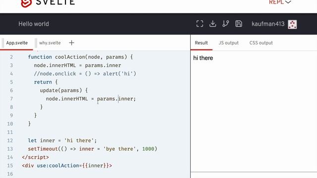 Svelte - Actions смотреть онлайн