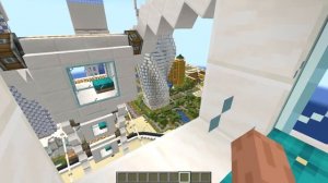 колесо обозрения в Дубае в майнкрафт