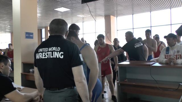 Взвешивание борцов Россия 2018 год, до 21 года. Смоленск 97,125 кг