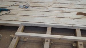 Спортивные покрытия,  Брусковый пол, Innopolis Kazan, Сборка брускового пола