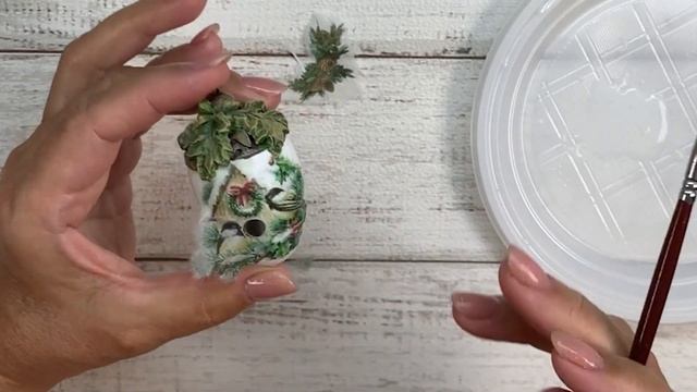 Christmas toys. Vintage. Handmade work. Новогодние игрушки. Винтаж. Ручная работа. смотреть онлайн