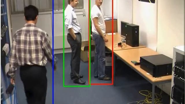 IP-камера Softtera.ru с видеоаналитикой отслеживает людей смотреть онлайн