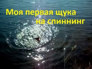 Моя первая щука на спиннинг