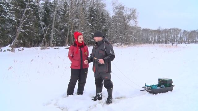 Безмотылка, блесна или балансир? Зимняя рыбалка на озере Соро // Диалоги о рыбалке смотреть онлайн