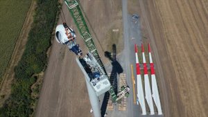 Этапы строительства ветропарка «Азовская ВЭС». 2020 год