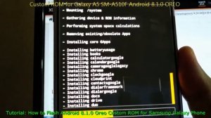Custom ROM for Galaxy A5 SM-A510F Android 8.1.0 OREO