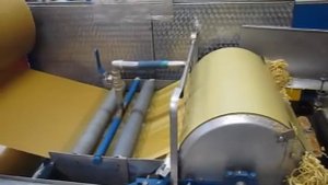 Работа линии по производству вощины "Маргарита-2"