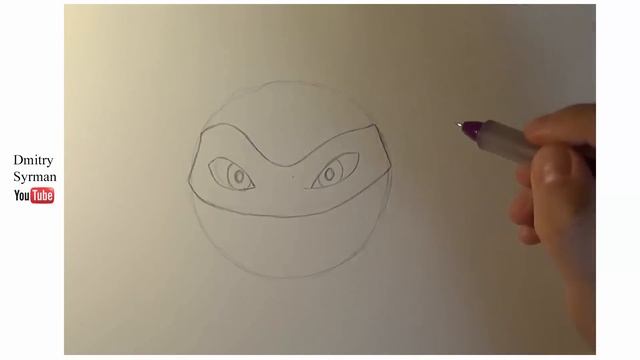 How to draw ninja turtles 2012 Michelangelo, Как нарисовать черепашек ниндзя смотреть онлайн