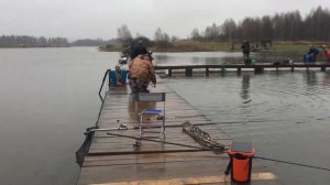 Видео - обзор сегодняшней рыбалки на ВИП водоёме !!!