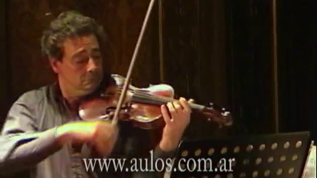 Danza española - Manuel de Falla por Luis Roggero violín y Beatriz Feldman piano смотреть онлайн