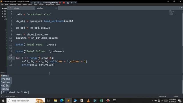 Working with Excel Spreadsheets in Python