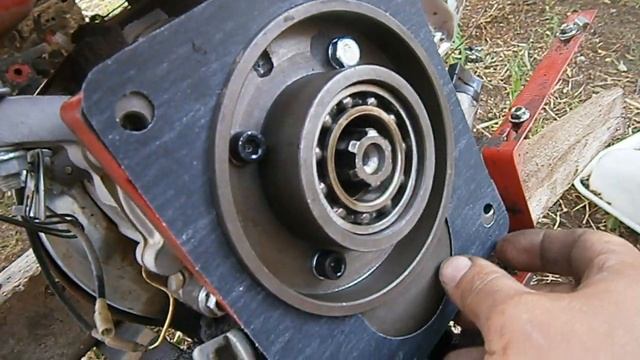 Мотоблок. Заклинило коробку передач, устранение проблемы смотреть онлайн