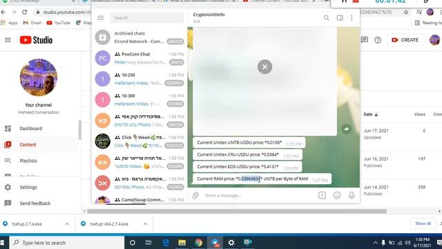 Interesting Cryptounit Telegram Bot to Check all Token Price in one window in English смотреть онлайн