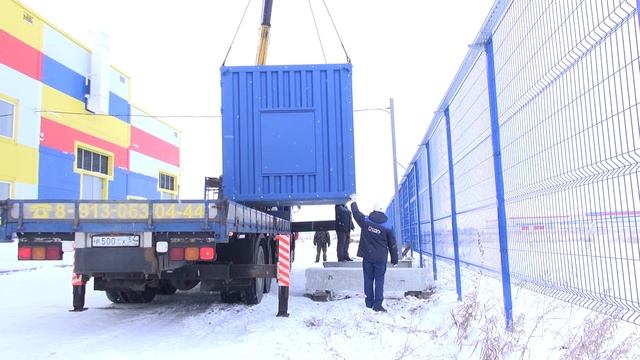 НЗГУ 100 кВт в блок-контейнере для производственного предприятия, г. Новосибирск (декабрь 2018).mp4