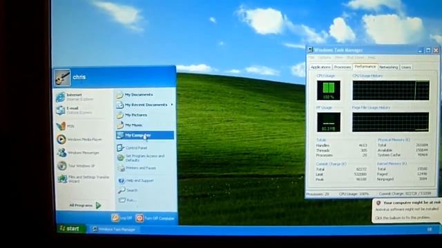 Windows XP on Pentium 1