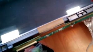 Телевизор LG 47LA643V залит, восстановление работоспособности матрицы