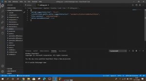 Integrate  git bash with visual studio code